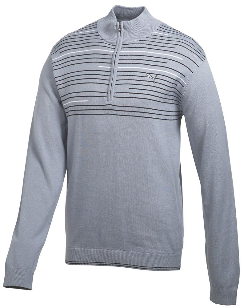Puma Golf Mens 1/4 Zip Novelty Sweater