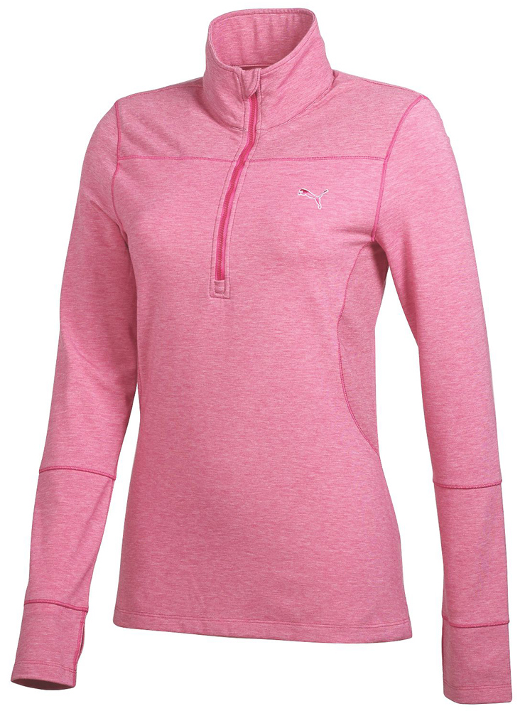 Puma Golf Ladies 1/4 Zip Long Sleeve Top