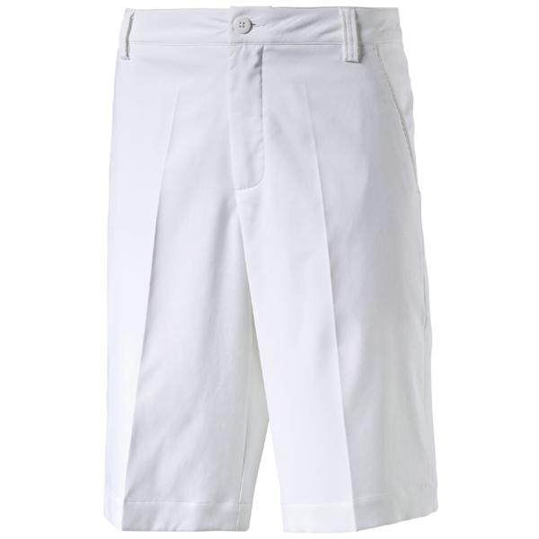white puma golf shorts
