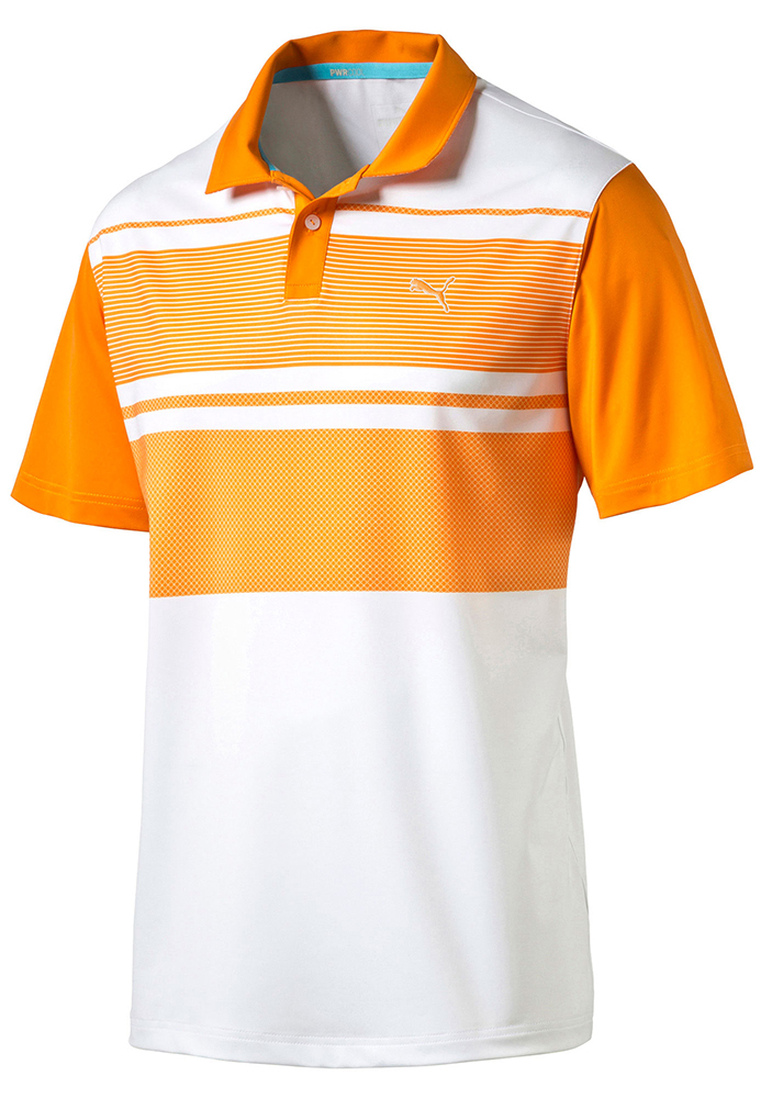 yellow puma golf shirt