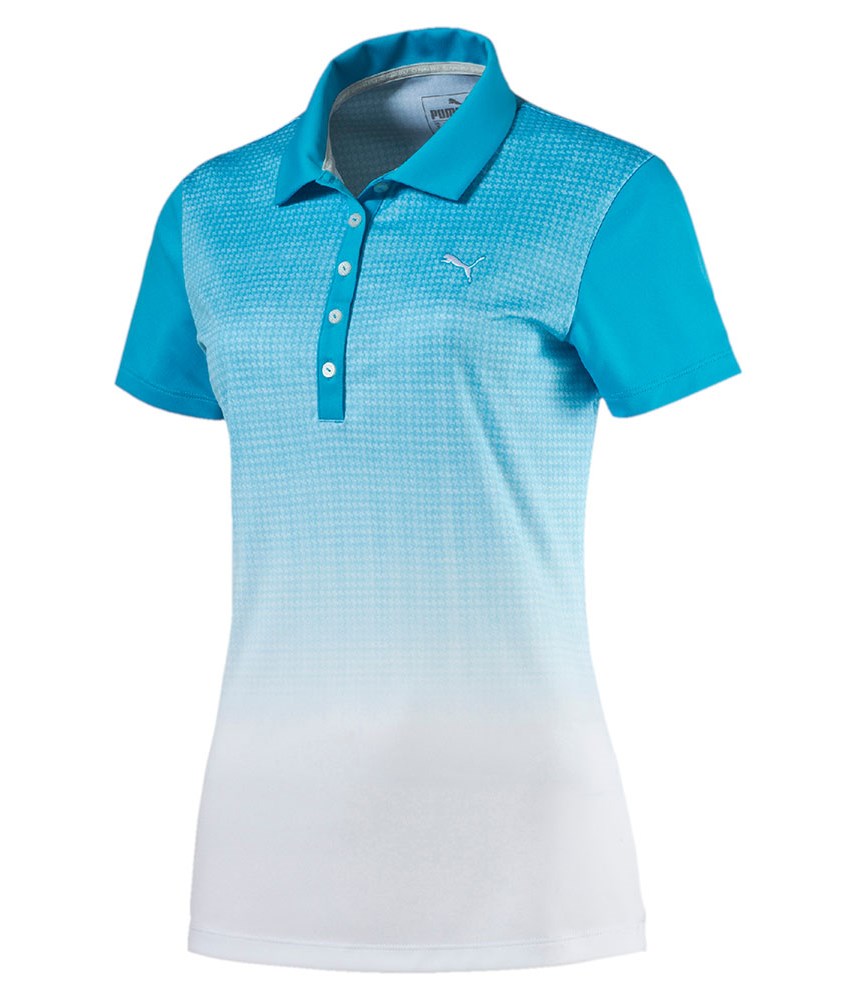 Puma Golf Ladies Texture Fade Polo Shirt | GolfOnline