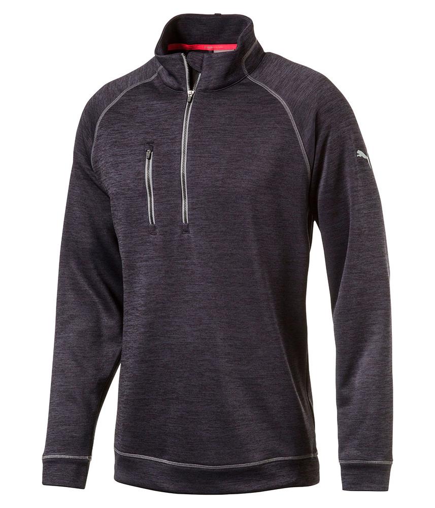 puma essentials quarter zip top mens