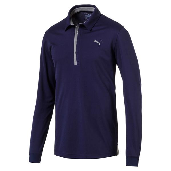 Puma Mens Tailored Long Sleeve Polo Shirt