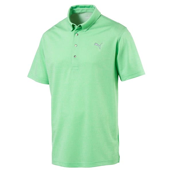 Puma Mens Grill To Green Polo Shirt