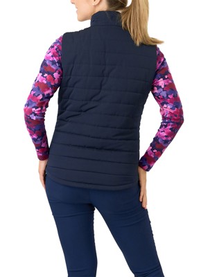 Pure Golf Ladies Eve Reversible Gilet - Autumn Aquarelle