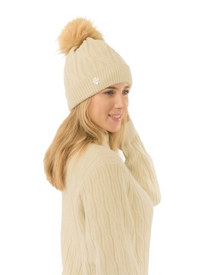 Pure Golf Ladies Margot Waterproof Lined Bobble Hat