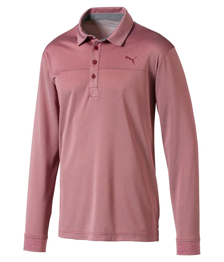 Puma Mens Long Sleeve Polo Shirt