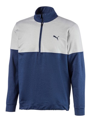 Puma Mens Quarter Zip Warm Up Pullover