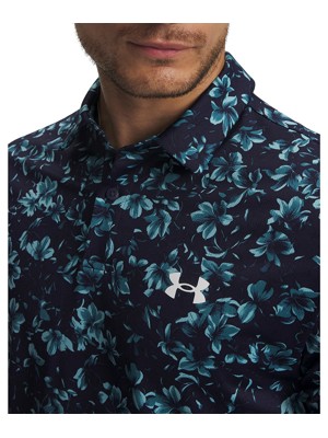 Under Armour Mens Floral Hazard Matchplay Printed Polo Shirt