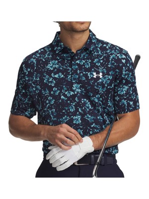 Under Armour Mens Floral Hazard Matchplay Printed Polo Shirt
