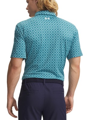 Under Armour Mens Matchplay Printed Crab Geo Polo Shirt