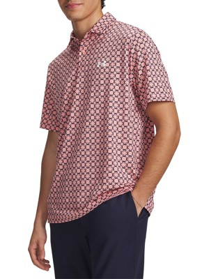 Under Armour Mens Matchplay Printed Crab Geo Polo Shirt