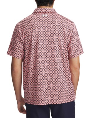 Under Armour Mens Matchplay Printed Crab Geo Polo Shirt
