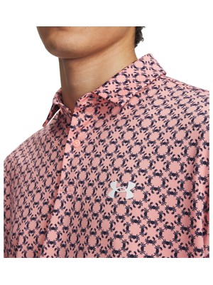 Under Armour Mens Matchplay Printed Crab Geo Polo Shirt