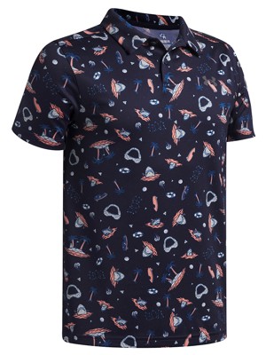 Under Armour Junior Boys Matchplay Printed Polo Shirt