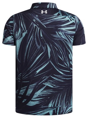 Under Armour Junior Boys Matchplay Printed Palm Macro Polo Shirt