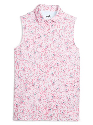 Puma Ladies MATTR Mariposa Sleeveless Polo Shirt