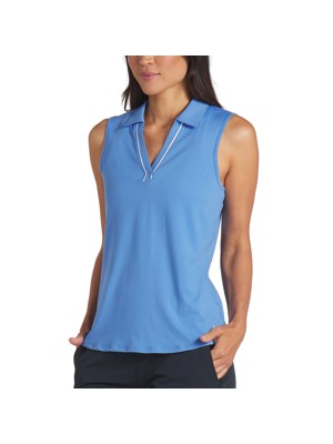 Puma Ladies Cloudspun Piped Sleeveless Shirt