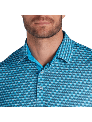 Puma Mens MATTR Palm Deco Polo Shirt