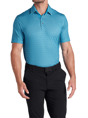 Puma Mens MATTR Palm Deco Polo Shirt