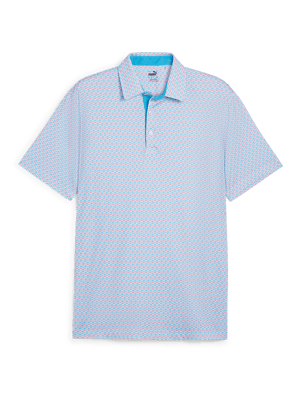 Puma Mens MATTR Palm Deco Polo Shirt