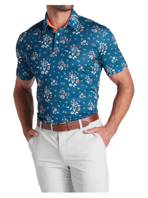 Puma Mens Pique Heirloom Polo Shirt