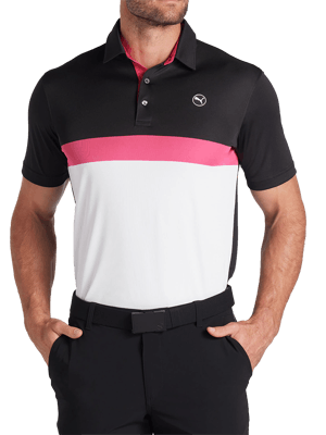 Puma Mens Pure Colourblock Polo Shirt