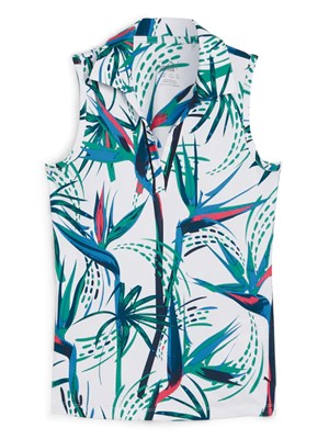 Puma Junior Girls Paradise Sleeveless Polo Shirt