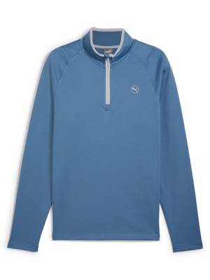 Puma Mens Waffle Fleece 1/4 Zip Pullover