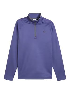 Puma Mens Waffle Fleece 1/4 Zip Pullover