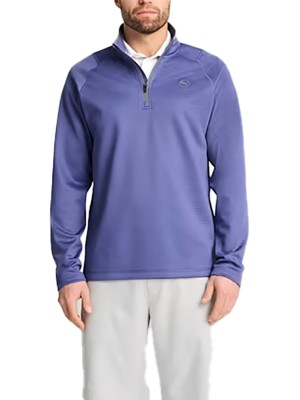 Puma Mens Waffle Fleece 1/4 Zip Pullover