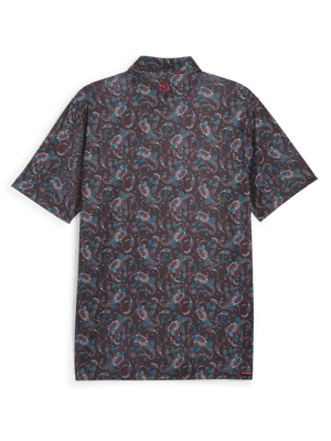 Puma Mens Cloudspun Paisley Polo Shirt