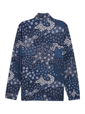 Puma Mens Cloudspun Bloom Camo 1/4 Zip Pullover