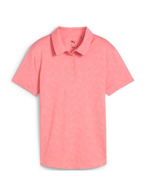 Puma Ladies MATTR Lianas Jacquard Short Sleeve Polo Shirt