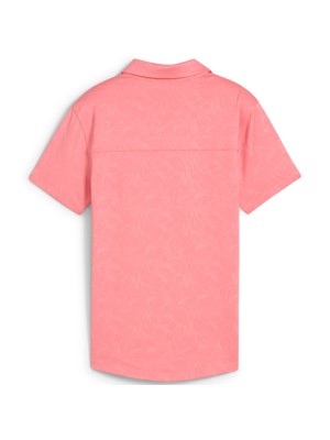 Puma Ladies MATTR Lianas Jacquard Short Sleeve Polo Shirt