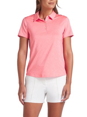 Puma Ladies MATTR Lianas Jacquard Short Sleeve Polo Shirt