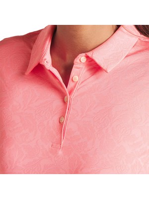 Puma Ladies MATTR Lianas Jacquard Short Sleeve Polo Shirt