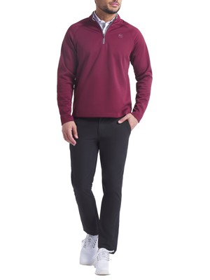 Puma Mens Waffle Fleece 1/4 Zip Pullover