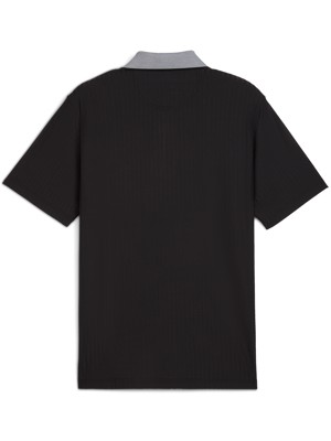 Puma Mens MATTR Stripe Jacquard Polo Shirt