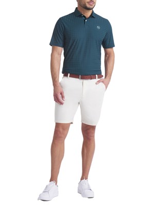 Puma Mens MATTR Houndstooth Polo Shirt