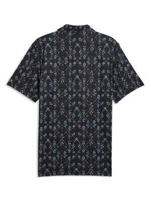 Puma Mens Cloudspun Argyle Bloom Polo Shirt