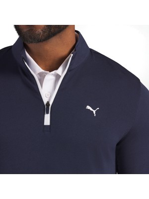 Puma Mens Pure 3.0 Texture 1/4 Zip Pullover