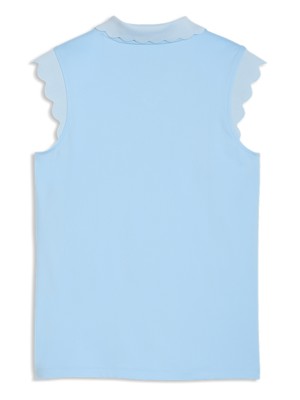 Puma Girls Cloudspun Scallop Sleeve Polo Shirt