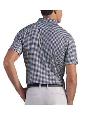 Puma Mens Cloudspun Mono Check Polo Shirt