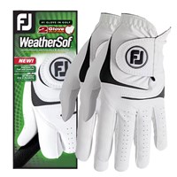 FootJoy Mens WeatherSof Golf Gloves - 2 Pack