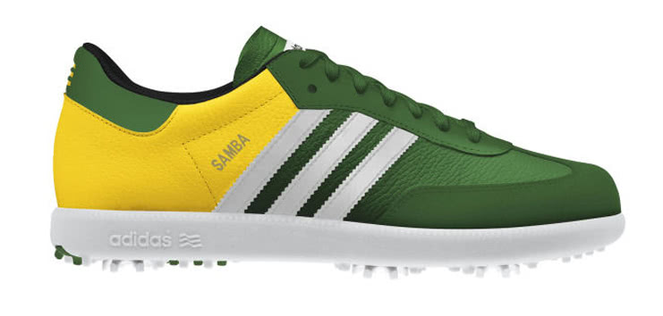 adidas samba green yellow