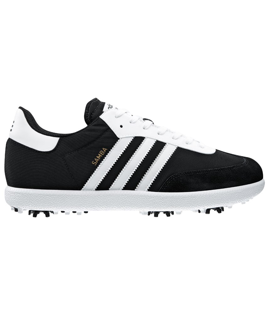 adidas Mens Samba Golf Shoes (Black/White) 2013 - Golfonline