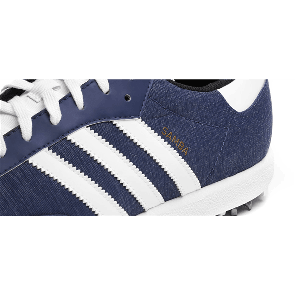 adidas Mens Samba Golf Shoes (Dark Blue 