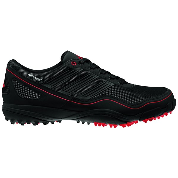 adidas Mens Puremotion Waterproof Spikeless Golf Shoes (Black/Red) 2012