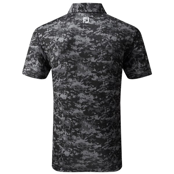 FootJoy Mens Cloud Camo Lisle Polo Shirt - Golfonline